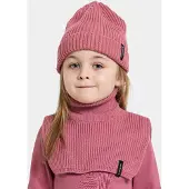 Didriksons Delfinen Kids' Scarf - Pink - 1-3