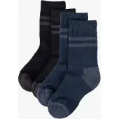 Lindberg Vandra Wool Socks, 2-P Black/Navy - 29-32