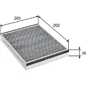 Valeo Suodatin, sisäilma 715757
