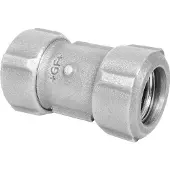Uponor GF GEORG FISCHER Primofit-liitin suora, galvanoitu ½:lle