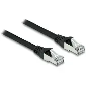 DeLOCK 80137, 5 m, Cat6a, S/FTP (S-STP), RJ-45, RJ-45, Musta
