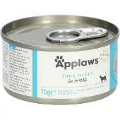 Applaws 24x70g in Broth tonnikalafilee kissan märkäruoka
