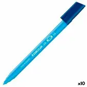 Staedtler Fibre-tip pen Noris.10 pcs light blue