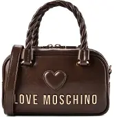 Love Moschino Nero Käsilaukku Nahka 21 cm Ruskea