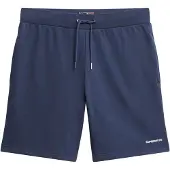 Superdry for man. M7110481A Plain Navy Blue Shorts (L), Casual, Polyester