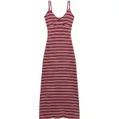 Superdry Stripe Rib Jersey Hihaton Pitkä Mekko