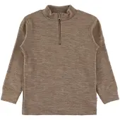 Joha Paita Half-Zip Merinovilla, Brown, 110