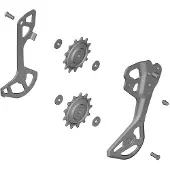 Shimano Deore XT M8200 vaihtajan häkkikokonaisuus rissapyörillä takavaihtajaan 12-vaihteinen SGS-tyyppi