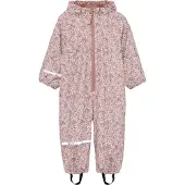 CeLaVi Rainwear Suit - Aop, W. Fleece - Pink - 110