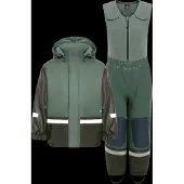 Didriksons Boardman Kids' Set Galon Dark Moss - 130