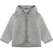 Huttelihut Neuletakki - Villafleece - Medium+ Grey Melange M. Ko - - 3 v (98) - Neuletakit