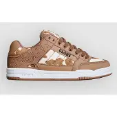 Globe Tilt Skeittikengät brown / white cow Koko 10.5