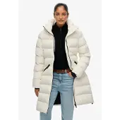 Superdry for woman. W5011982A Jacket City Mid off-white (L), Casual, Polyester