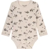 CeLaVi Body Ls - Aop - Cream - 80
