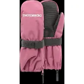 Didriksons Biggles Kids' Zip Mittens Heather Pink - 4-6y