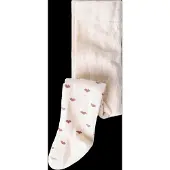 Lil´ Atelier Nbfreba Len Pantyhose Lil - Cream - 62-68