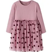 Name it Nmfnagina Ls Tulle Dress - Pink - 110