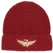 Zadig & Voltaire Pull On Hat - Red - SIZE THREE