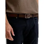Jack & jones Jacwinston Reversible Leather Belt - Brown - 90