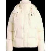 Ralph Lauren for woman. 211B17285003 Beige down-padded jacket (M), Casual, Recycled Polister