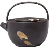 Ferm Living Koyo teekannu 0,85 l Tummanruskea-buff
