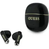 GUESS Gold Line Glossy Classic Logo TWS -langattomat kuulokkeet - musta
