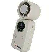 Verbatim Cool 'n' Go Ice Touch Mini Handheld Fan, ladattava käsituuletin, valkoinen/hopea