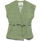 Vero Moda Awchanel V-Neck Waistcoat - Green - 38