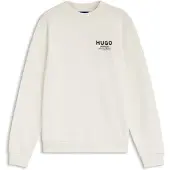 HUGO Collegepaita 'Nespon' musta / valkoinen
