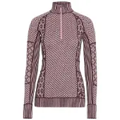 Kari Traa Women's Smekker Half Zip Cocoa Powder Kerrasto yläosat L
