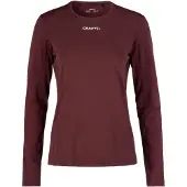 Craft Adv Essence Ls Tee 2 W - Burgundy - S