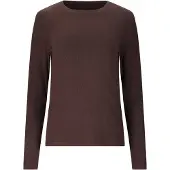 Athlecia Tinashe V2 W Rib Ls Tee - Brown - 36