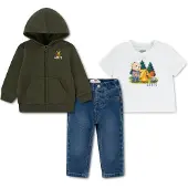 Levi's Kids 3P-3Pc Pant Set - Khaki green - 98