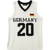 Kleidermafia Paita 'Oversize Germany Knit Tanktop - White' valkoinen