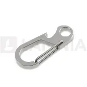 Zyac Knives Titanium Keychain Carabiner with Bottle Opener