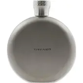 Titaner Titanium Hip Flask, harmaa