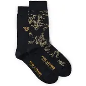 PME Legend Sukat '2-pack socks with allover print' tummansininen