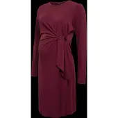 Vero moda Maternity Vmmjill Ls Dress Jrs - Burgundy - L