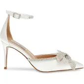 Steve madden Remmiavokkaat 'Lumiere' hopea / valkoinen
