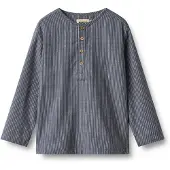 Wheat Shirt L/S Bjørk - Blue - 110