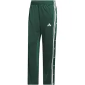 Adidas Urheiluhousut tummanvihreä / valkoinen