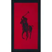 Ralph Lauren Home Polojacq Beach Towel - Red - 100X170CM