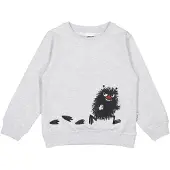 Muumi Pigg Collegetröja - Grey - 92