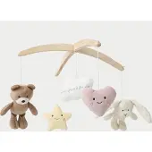 Teddykompaniet Diinglisar Pupu & Nalle Multi-OS Beige One Size From Newborn Pojat, Tytöt
