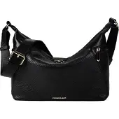 Mandarina Duck Daisy Crossbody-laukku Nahka 28 cm Musta