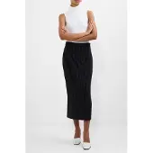 French Connection Morgan Tailored Midi Skirt - Black - 34