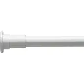 Croydex Self-Supporting Curtain Rod White - max 120 cm