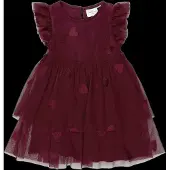 The New Tnstvonda S_L Mesh Dress - Burgundy - 104