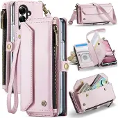CASEME Samsung Galaxy Z Fold8 Ultra C36 RFID-suojattu lompakkokotelo - Pinkki