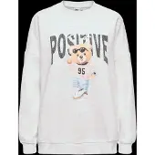 ONLY Onlbila L/S Bear O-Neck Swt - Grey - XS